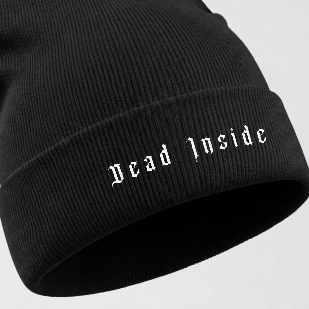 Dead Inside Embroidered Beanie