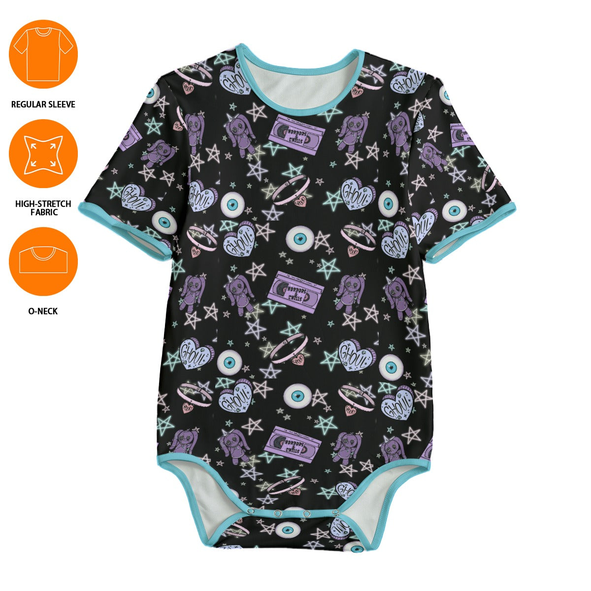 Ghoul Club Short Sleeve CuddleSuit