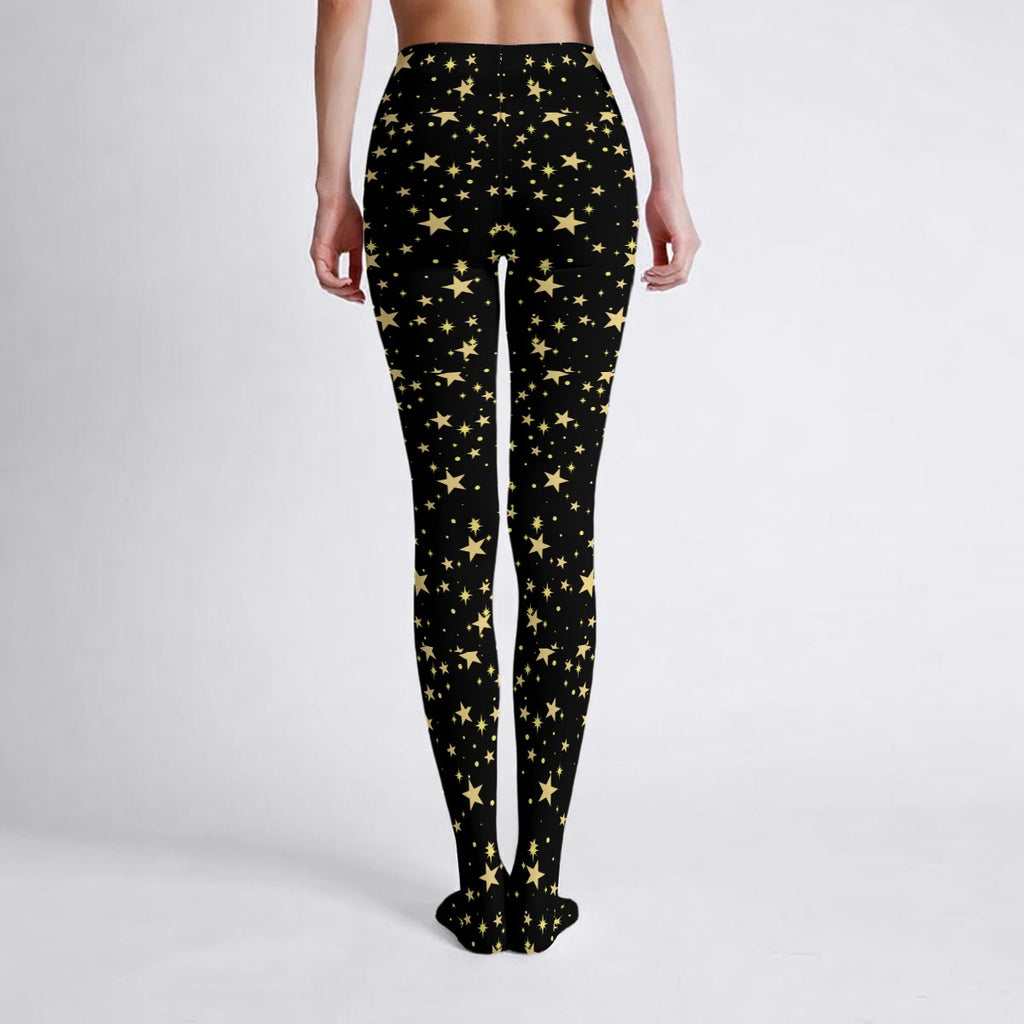 Soft Midnight Stardust Stretch Tights