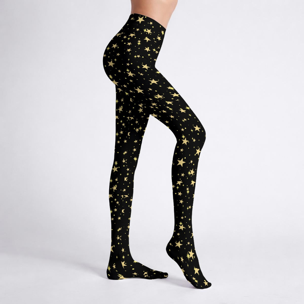 Soft Midnight Stardust Stretch Tights