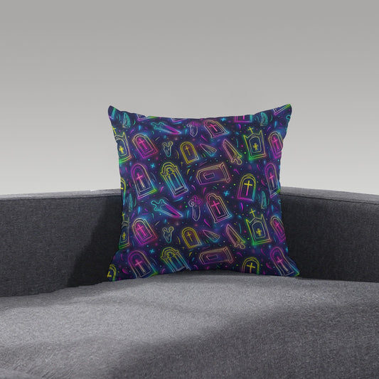 Mourning Marshmallow Short Plush Pillow - Shadow Threadz Crypt