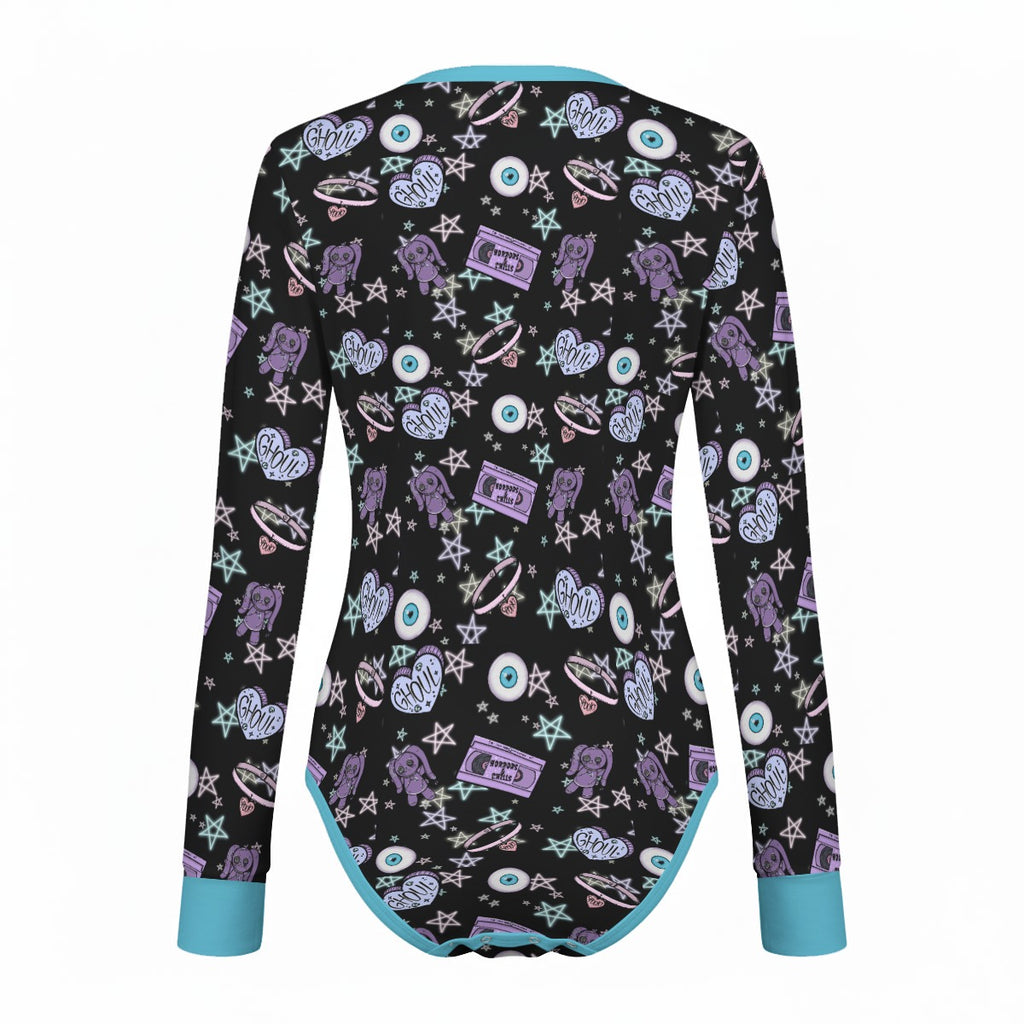 Ghoul Club Long Sleeve CuddleSuit