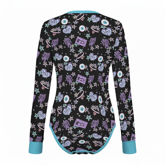Ghoul Club Long Sleeve CuddleSuit - Shadow Threadz Crypt