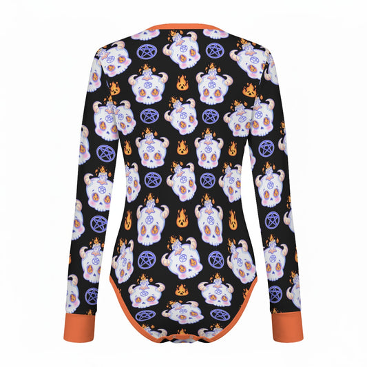 Hexed Cutie Long Sleeve CuddleSuit - Shadow Threadz Crypt