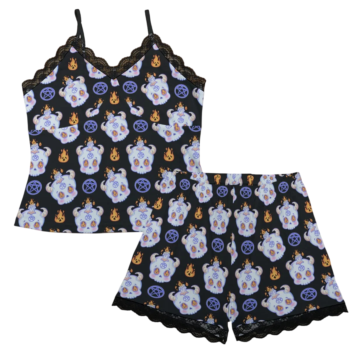 Hexed Cutie Lace Cami Jammies Set