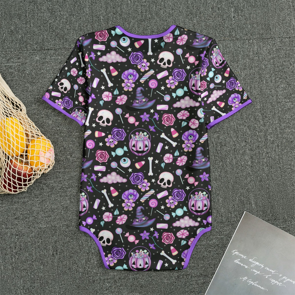 Witchy Treats Short Sleeve CuddleSuit - Shadow Threadz Crypt