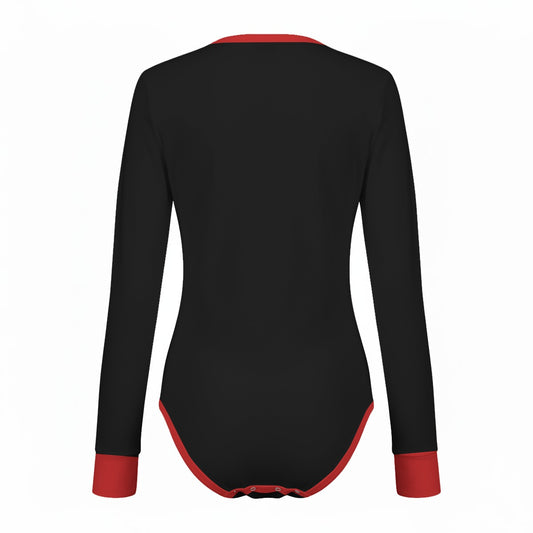 I Heart Mommy Long Sleeve CuddleSuit - Shadow Threadz Crypt