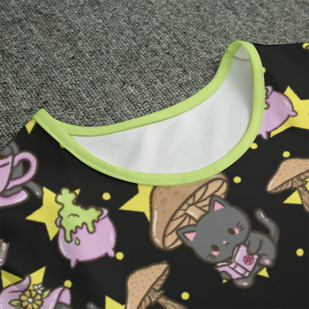 Spellbound Kitty Short Sleeve CuddleSuit - Shadow Threadz Crypt
