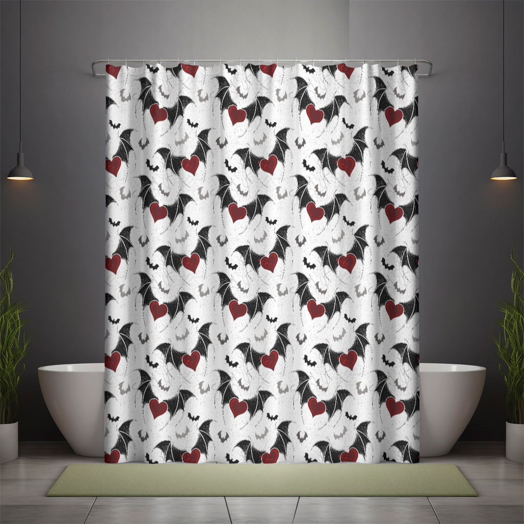 Batroom Bliss Shower curtain - Shadow Threadz Crypt