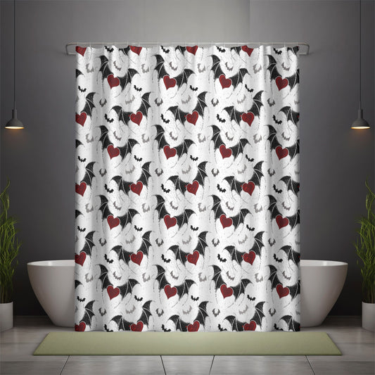 Batroom Bliss Shower curtain - Shadow Threadz Crypt