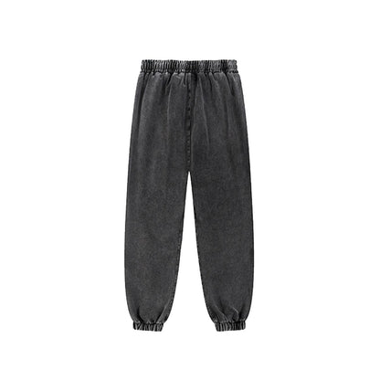 Stay Weird Vintage Wash Joggers - Shadow Threadz Crypt