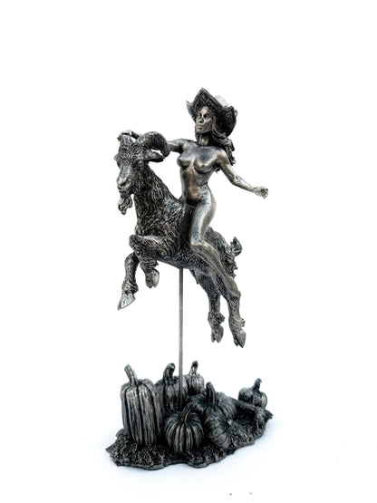 Witch’s Sabbath Goat Rider Statue
