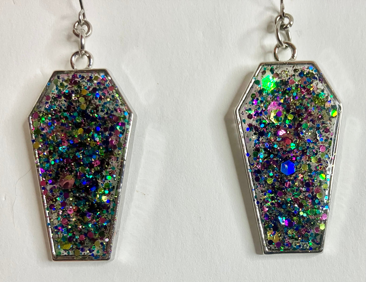 Gothic Coffin Bezel Resin Jewelry