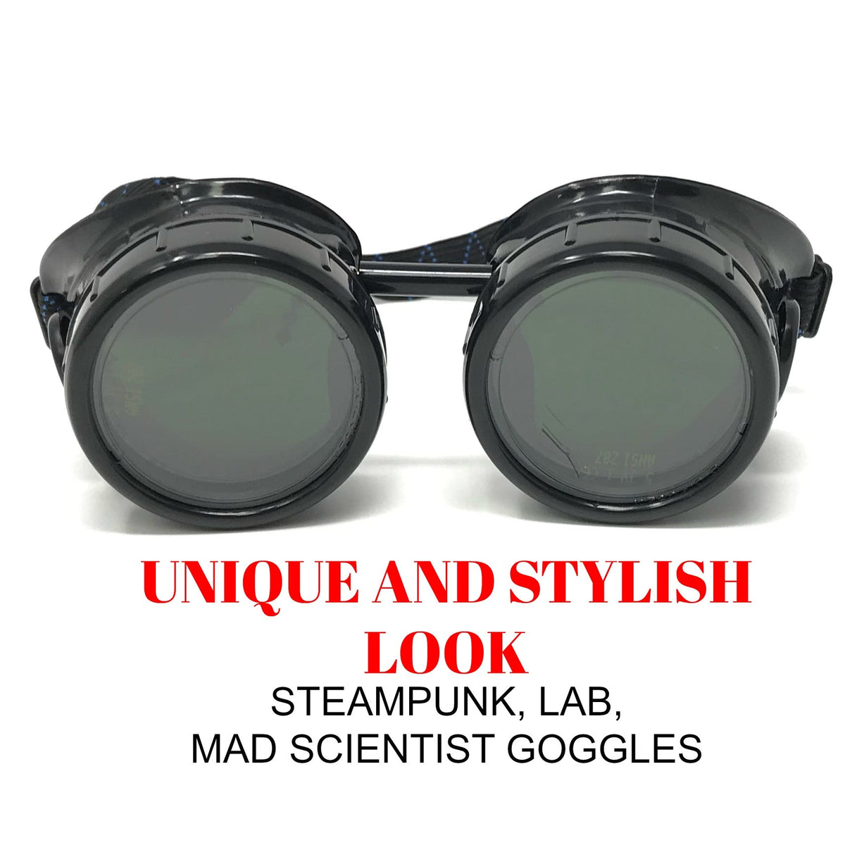 Wasteland Cyberpunk Goggles – Post-Apocalyptic Festival Eyewear