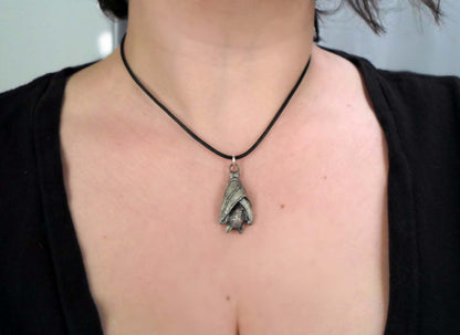 Fruit Bat Pendant | Gothic Necklace, Handmade Goth