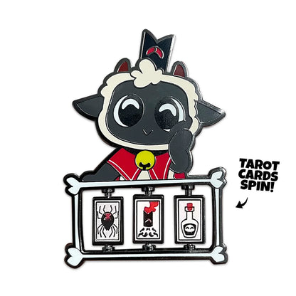 Tarot Lamb Turner Pin - Cult of the Lamb