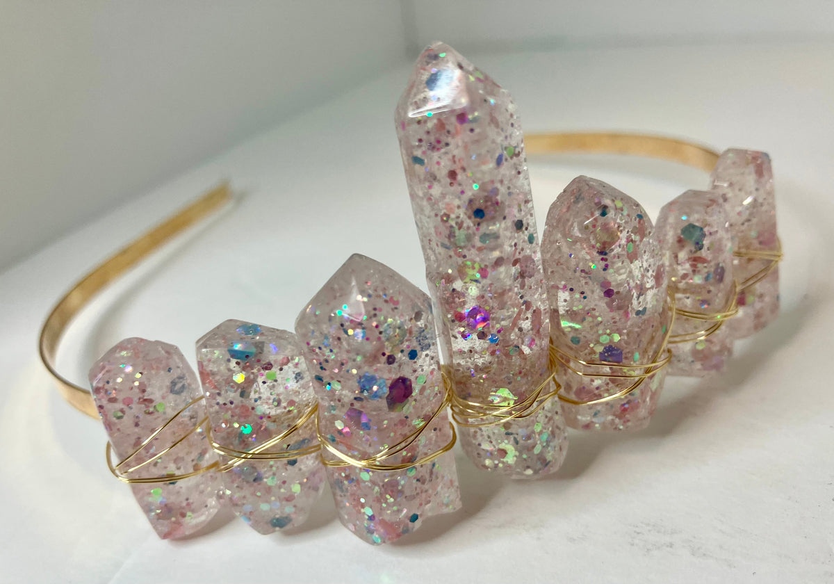 Resin Crystal Crown