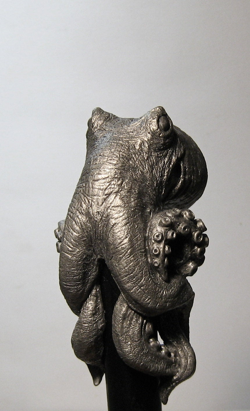Kraken Cane, Hand Sculpted Octopus Walking Stick