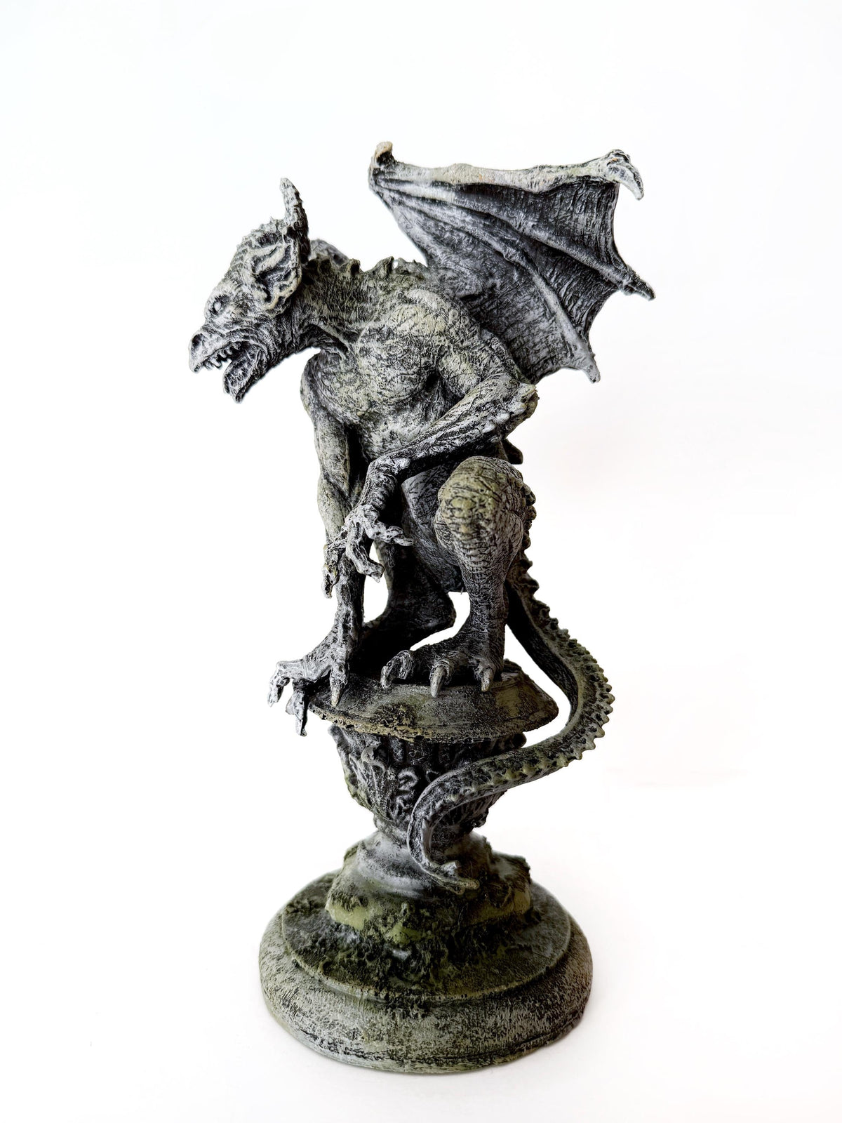 Gargoyle Statue, Hand Painted Resin | Legendary Medieval