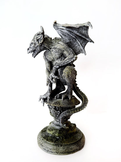 Gargoyle Statue, Hand Painted Resin | Legendary Medieval