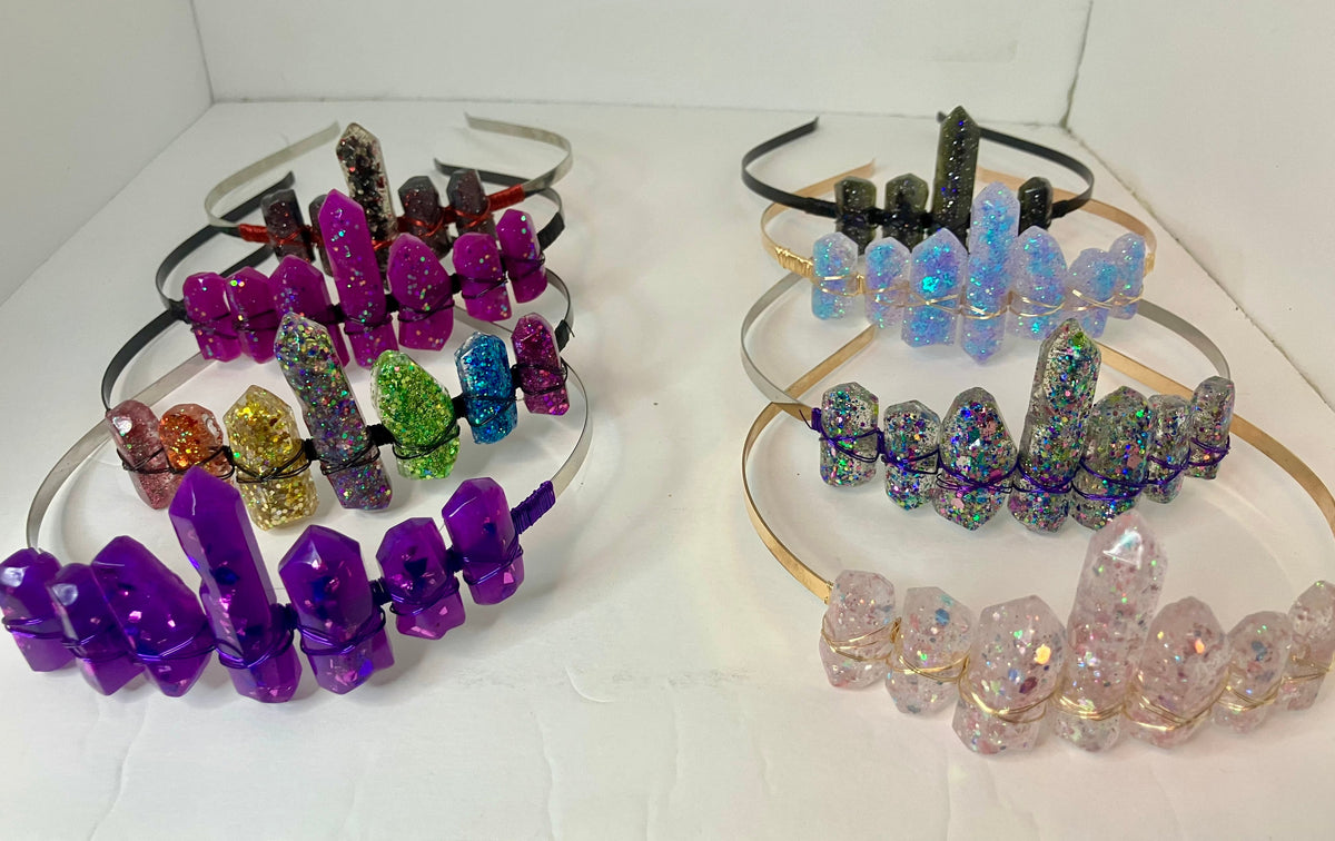 Resin Crystal Crown