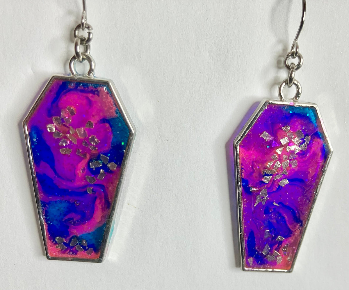 Gothic Coffin Bezel Resin Jewelry