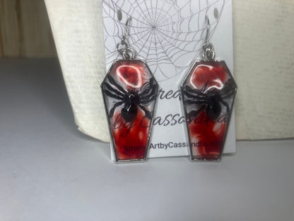 Gothic Coffin Bezel Resin Jewelry