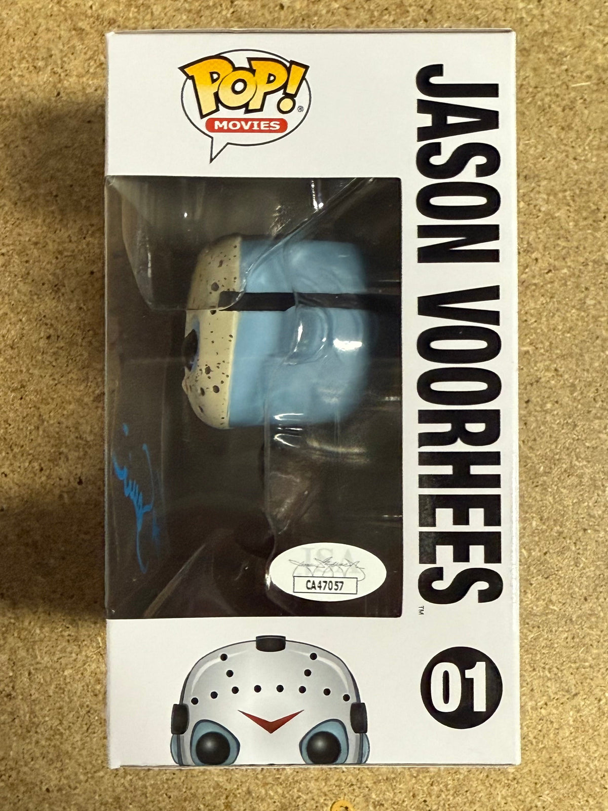 Tom Savini Signed Jason Voorhees Friday The 13th Funko Pop! #01 With JSA COA