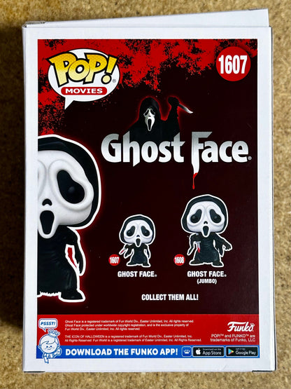 Rex Lee Waddell Jr Signed Ghost Face Scream 2024 Funko Pop! #1607 With JSA COA
