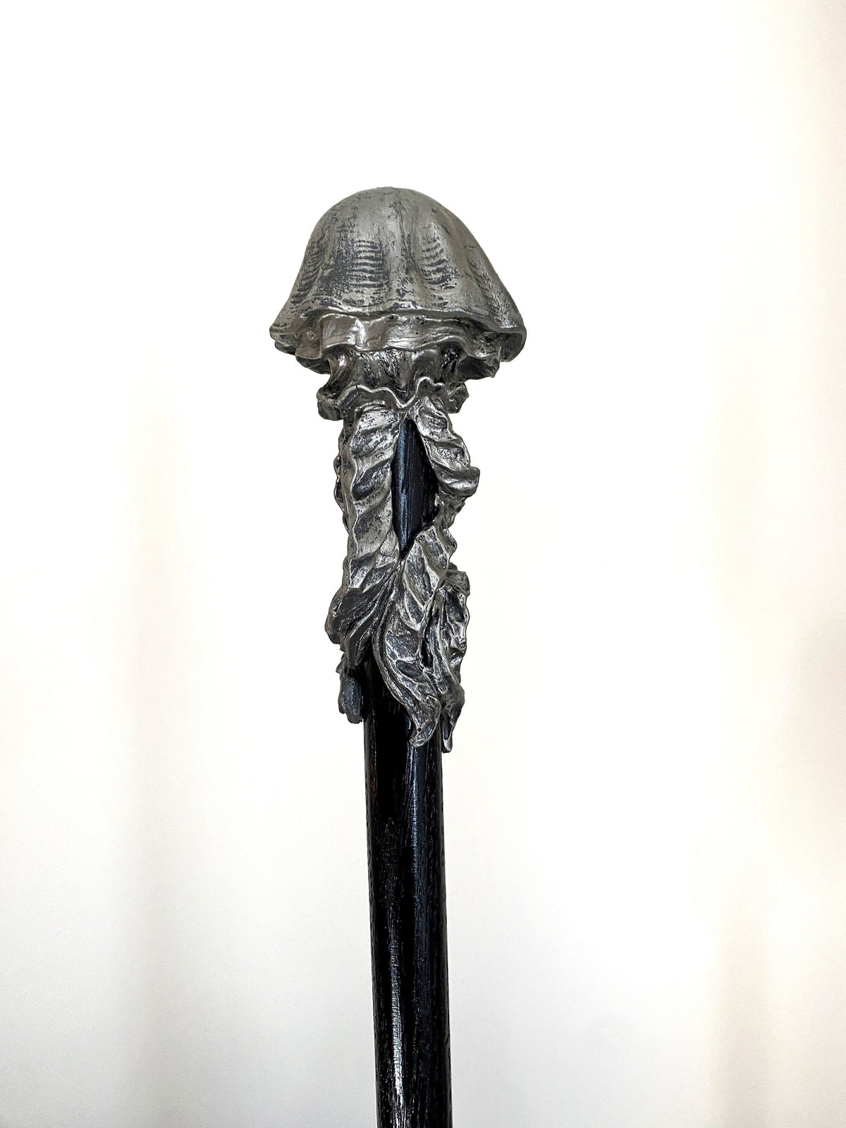 Jellyfish Cane, Hand Sculpted Nautical Walking Stick