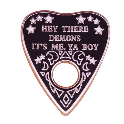 Shadow Speak Planchette Pin - Shadow Threadz Crypt