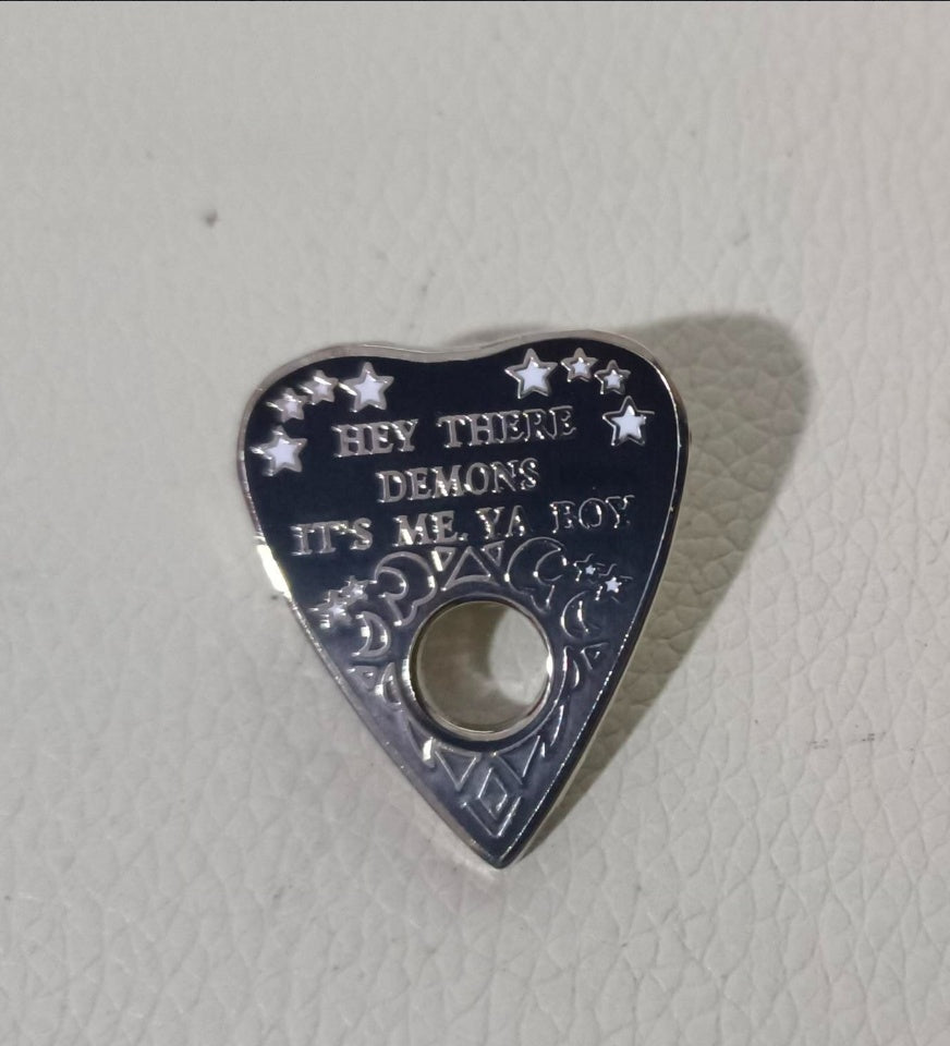 Shadow Speak Planchette Pin - Shadow Threadz Crypt