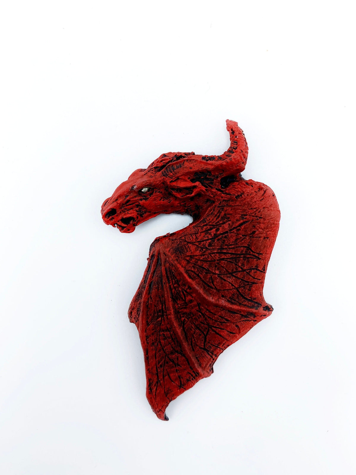 Jersey Devil Magnet, Hand Painted Resin Sculpture | Cryptid Decor