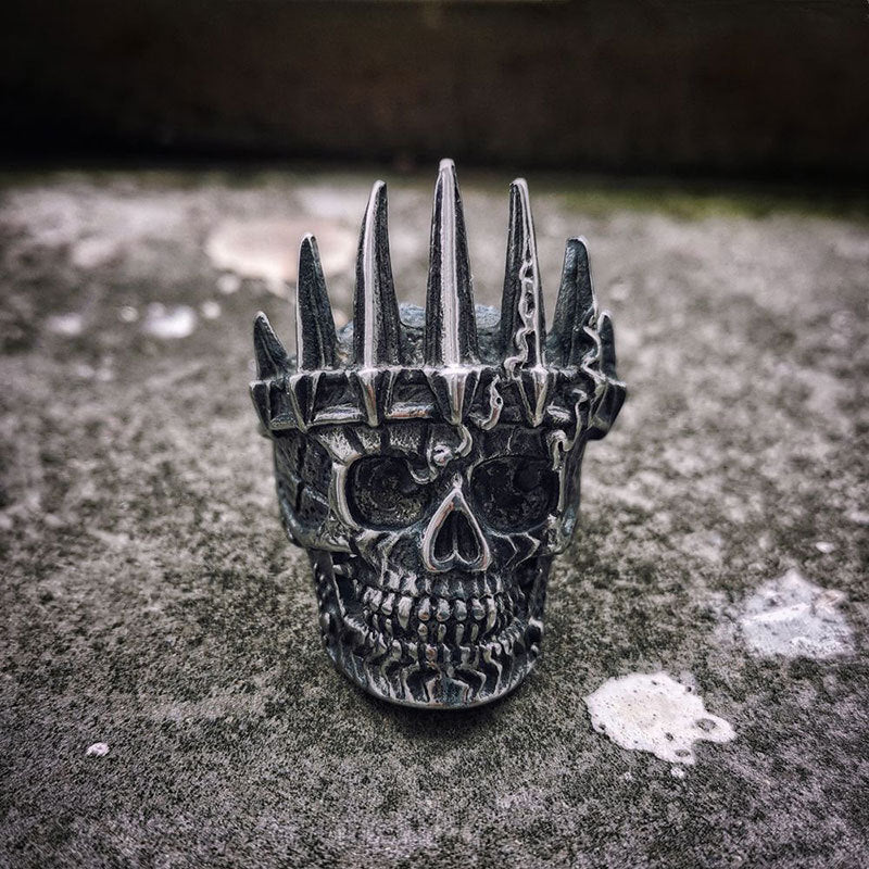 Crowned Reaper Ring - Shadow Threadz Crypt