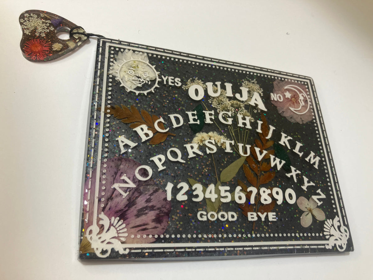 Handmade Resin Ouija Spirit Board with Planchette