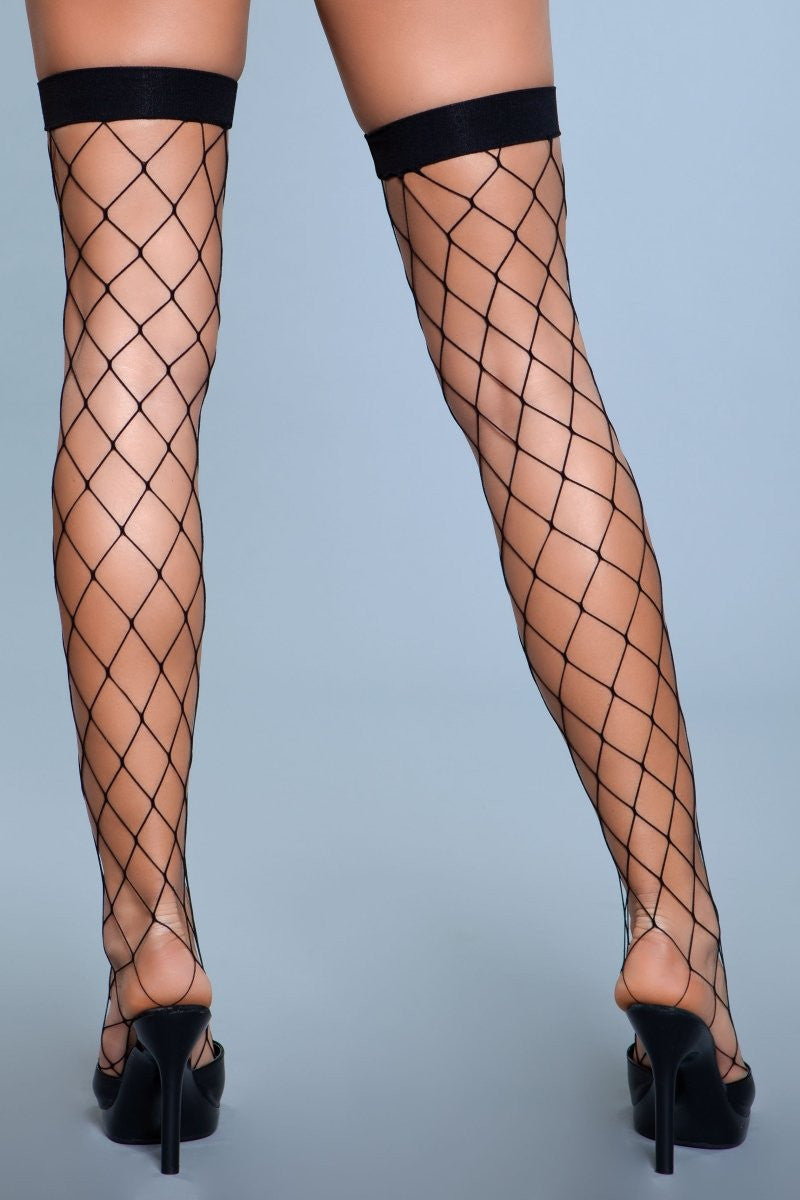 Caught In My Trap Thigh Highs - Shadow Threadz Crypt
