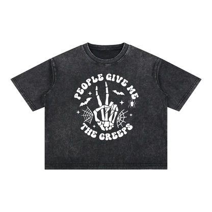People Give Me the Creeps Oversized Tee
