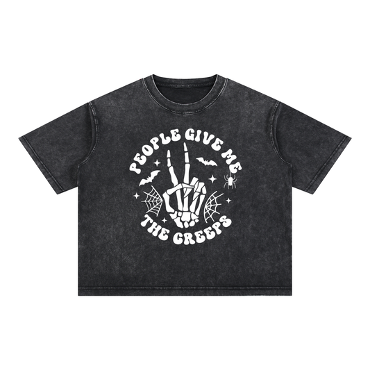 People Give Me the Creeps Oversized Tee