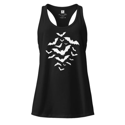 Women’s Fitted Racerback Batty Tank Top