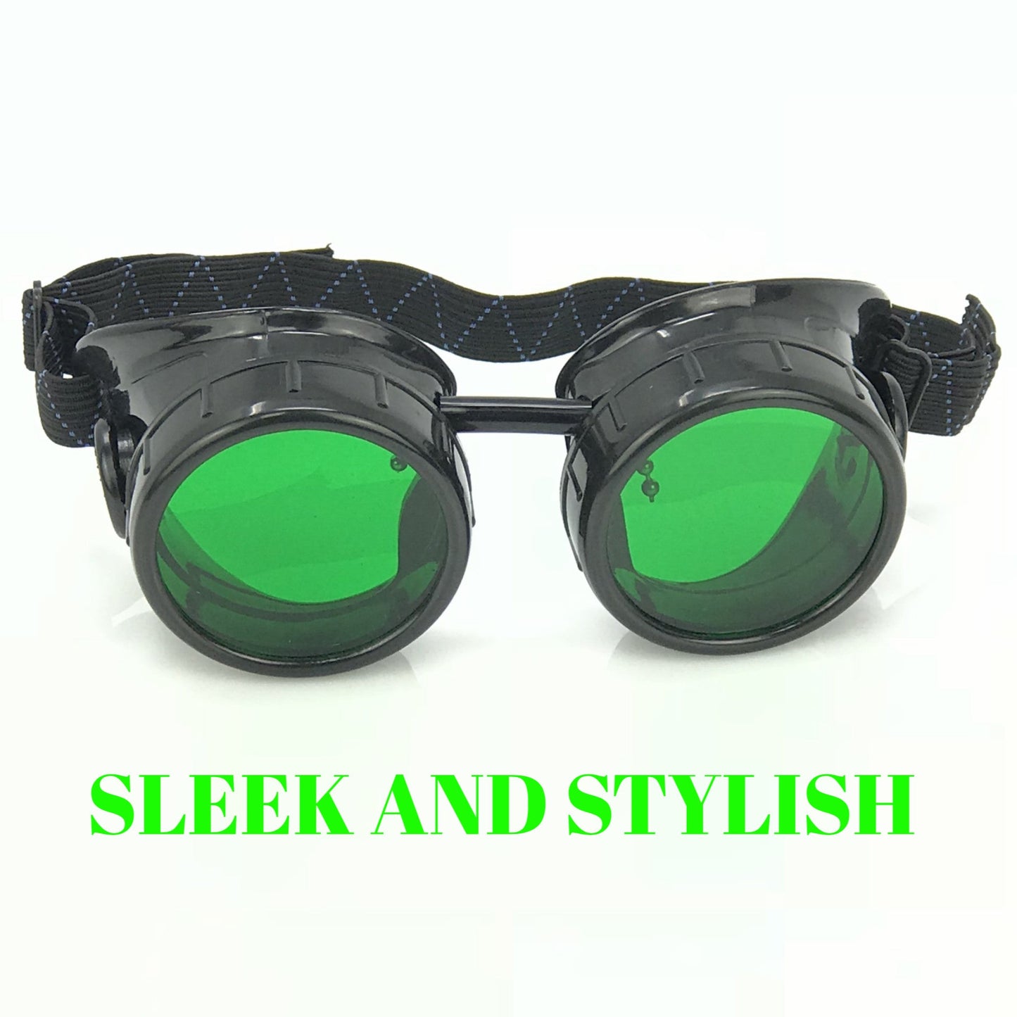 Time Traveler Mad Scientist Cosplay Eyewear - blue, green, purple, red lenses