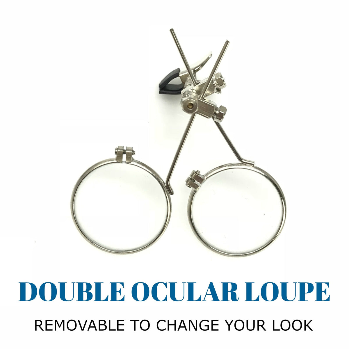 Steampunk Monocle Goggles with Loupe – Victorian Eyepatch Airship Captain Cosplay - black, blue, clear, green, red lenses