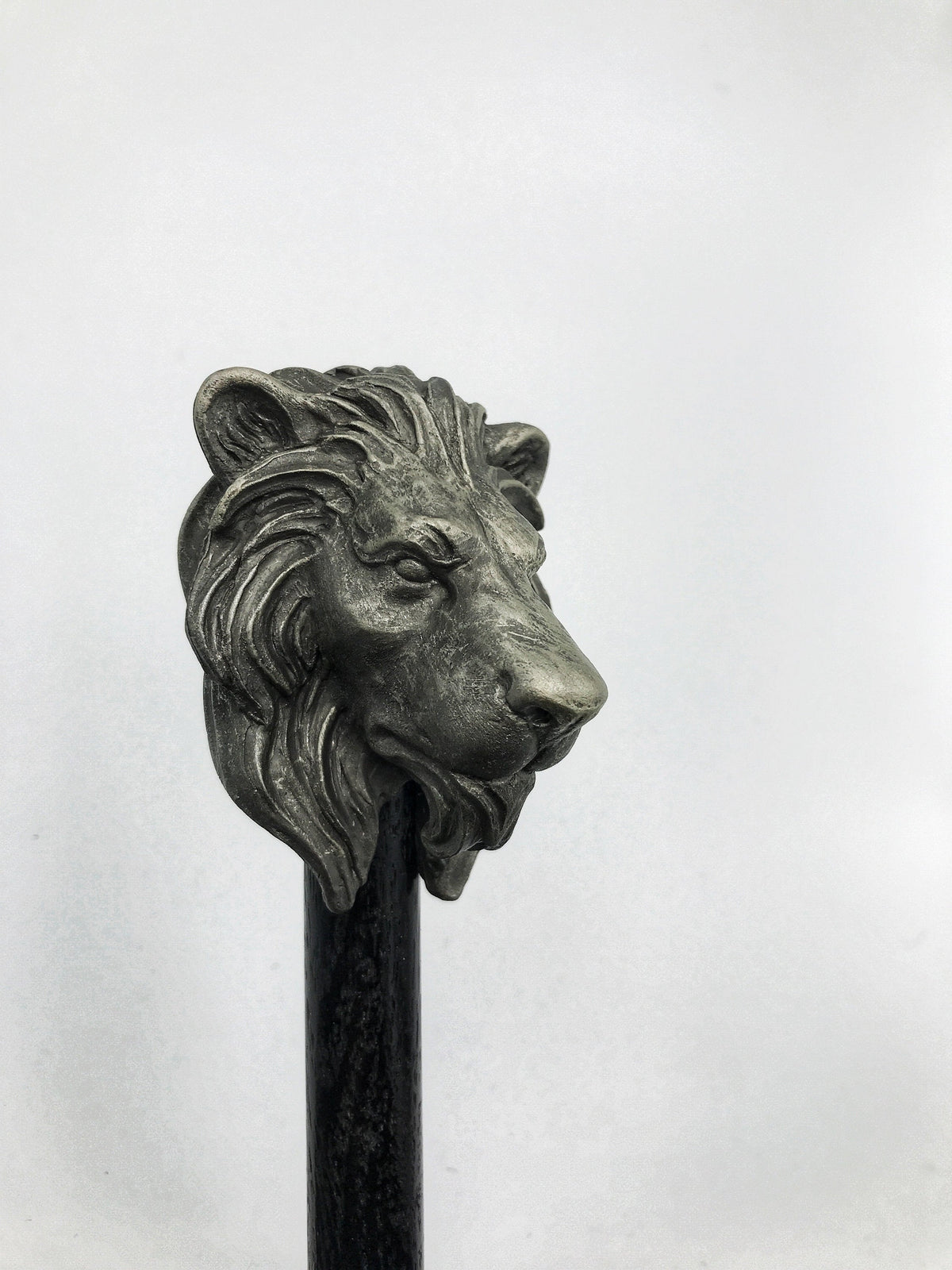 Lion Cane, Hand Sculpted Walking Stick | Medieval Gothic Cane