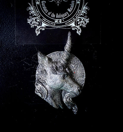 Unicorn Magnet, Hand Painted Resin Sculpture | Mythic Fantasy Decor