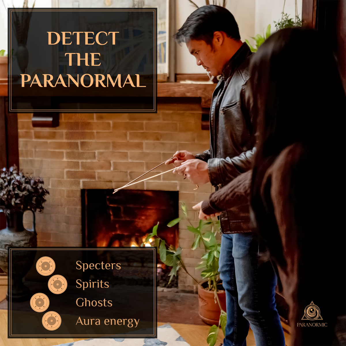 Dowsing Rods Kit – 99.9% Pure Copper, Quartz Pendulum & Wooden Board