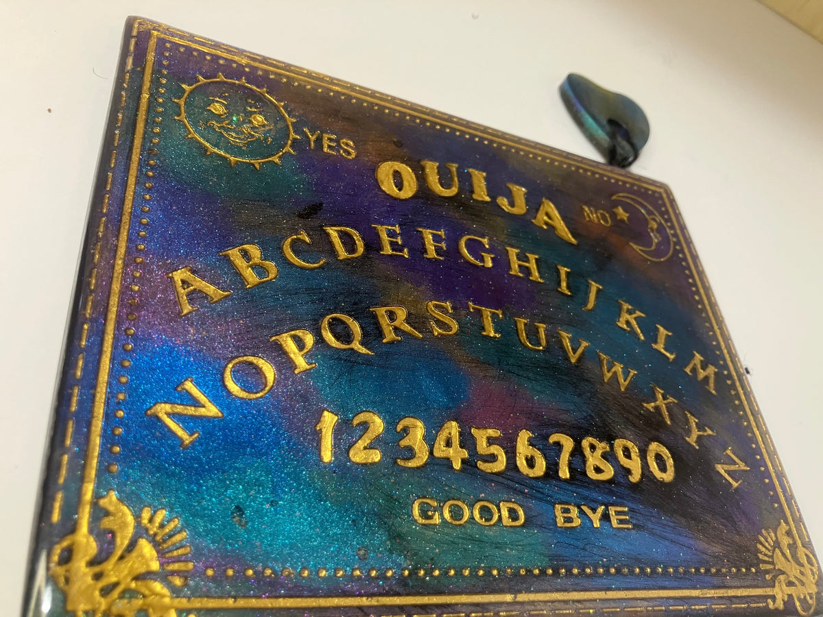 Handmade Resin Ouija Spirit Board with Planchette