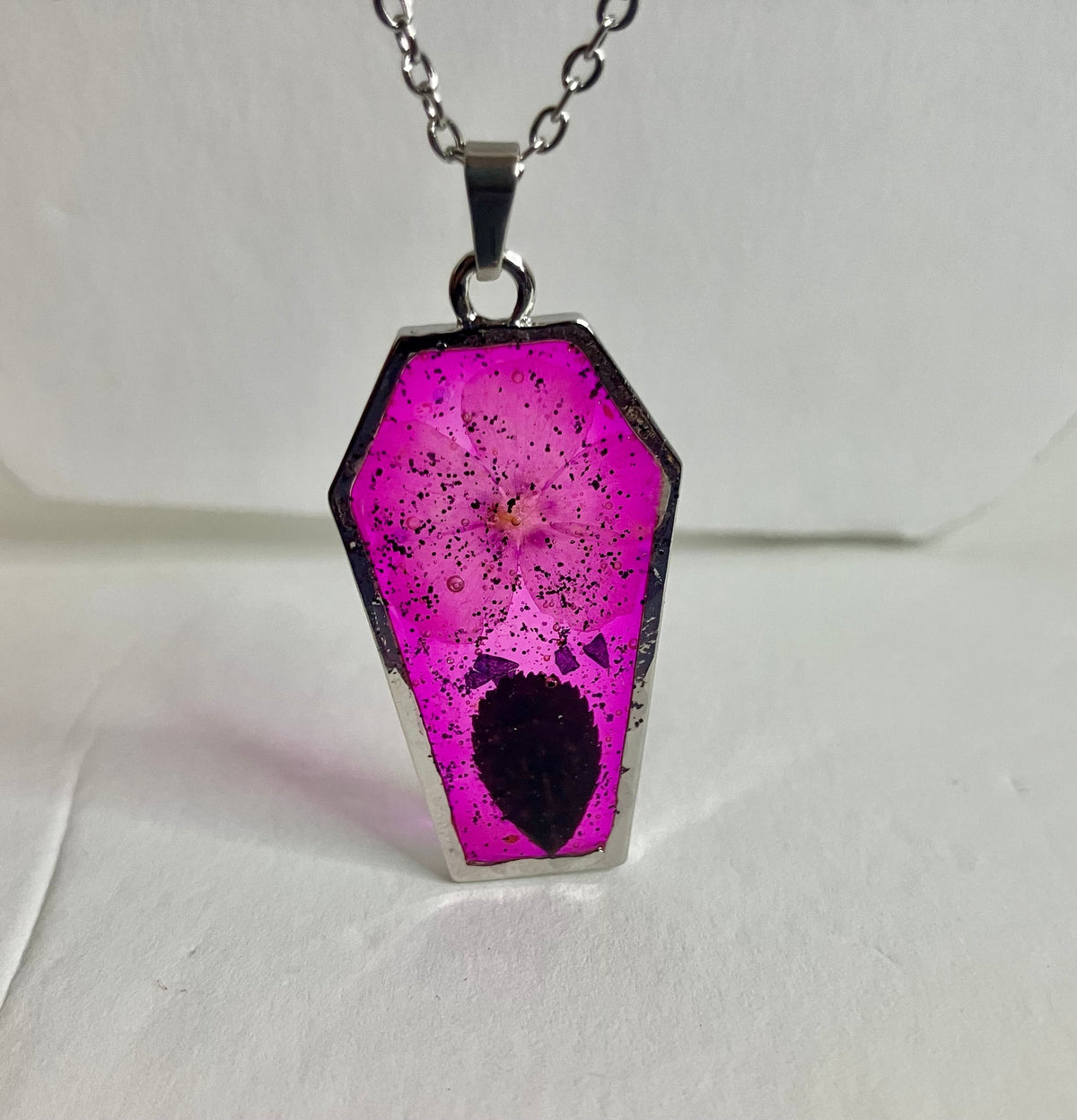 Gothic Coffin Bezel Resin Jewelry