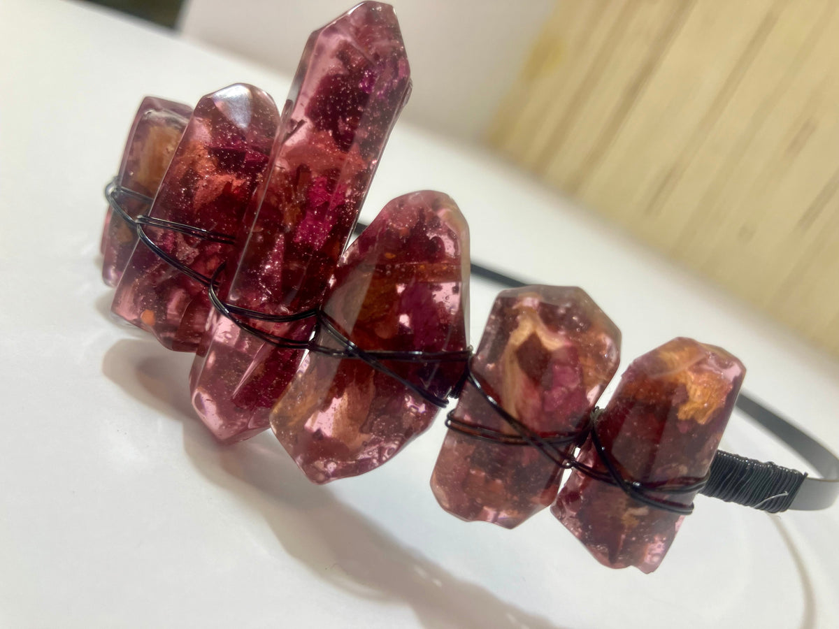 Resin Crystal Crown