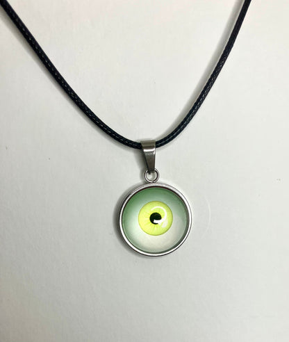 Glass Dome Eyeball Necklaces