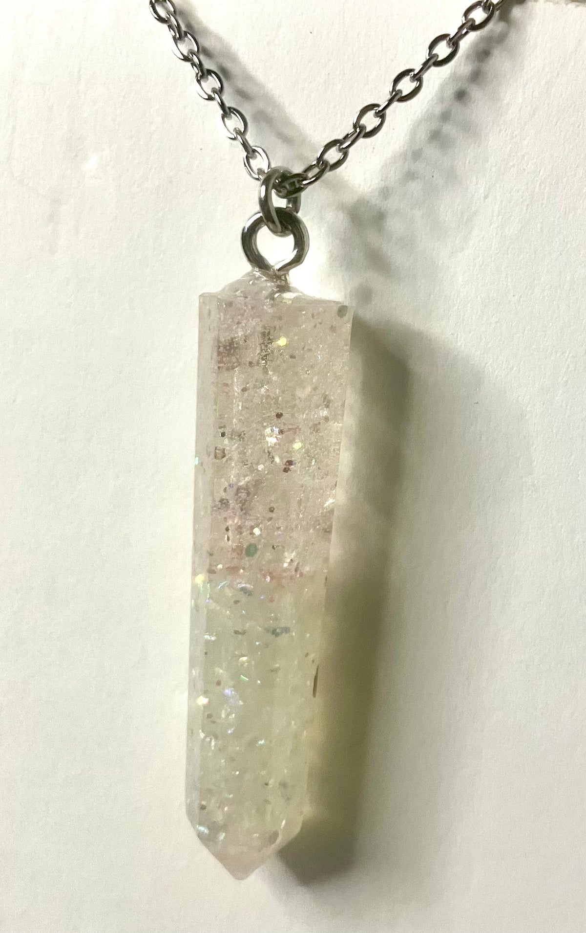 Geometric Resin Pendant Necklaces: Glitter, Ink Swirl & Custom