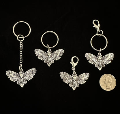 Mothman Cryptid Keychain – Horror Lover Bag Charm for Goths & Paranormal Fans